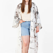 TOFINO THE ECLIPSE TIE DUED LINEN BELTED COVER UP