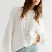 FREE PEOPLE SKYLINE TEE / CLEAN IVORY