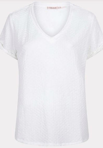 ESQUALO SLEEVELESS STRUCTURE TEE