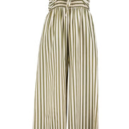 BISHOP & YOUNG ELVA FRONT TIE STRIPE JUMPSUIT