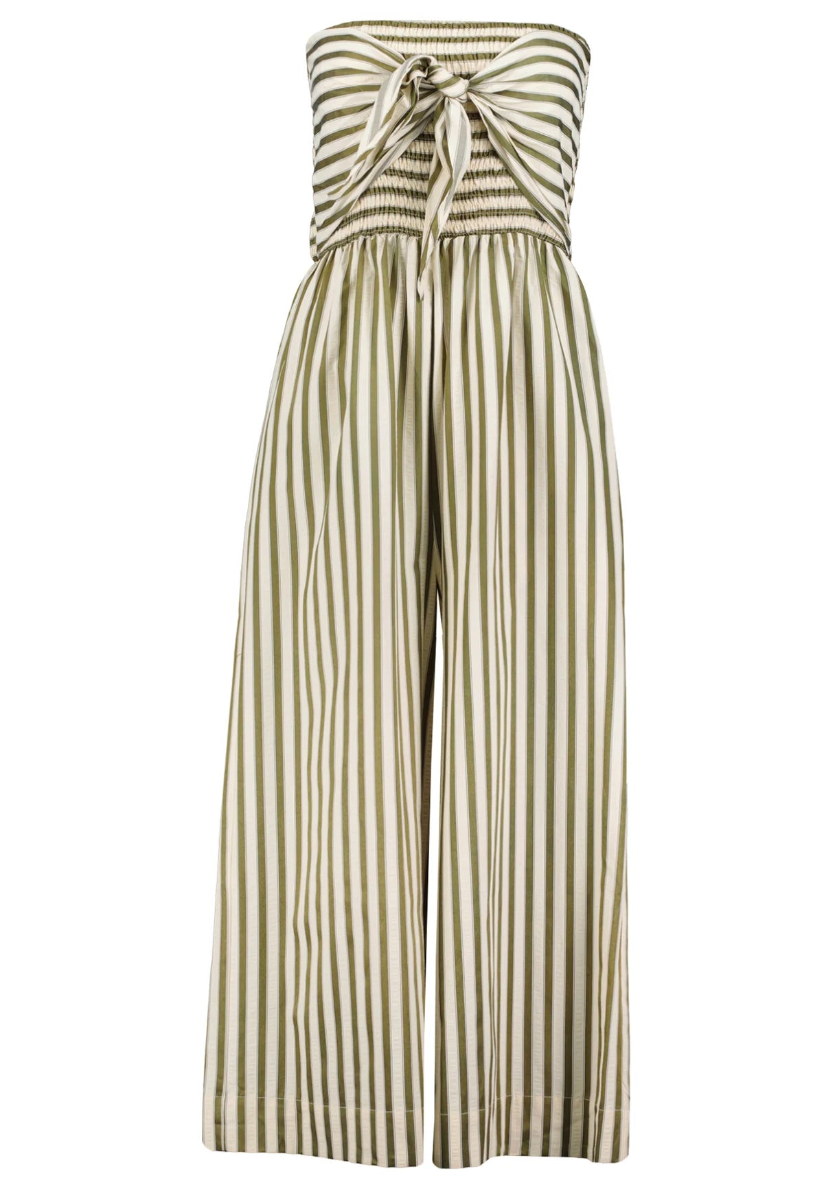 BISHOP & YOUNG ELVA FRONT TIE STRIPE JUMPSUIT