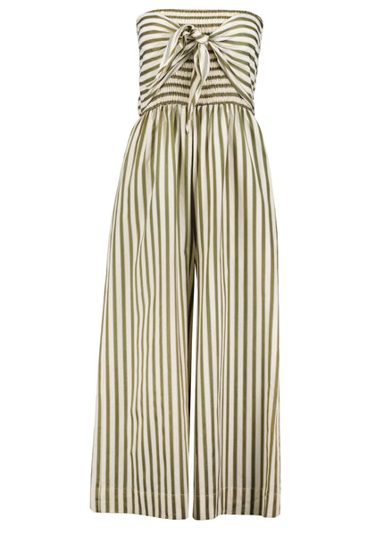 BISHOP & YOUNG ELVA FRONT TIE STRIPE JUMPSUIT