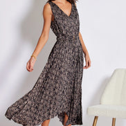 BISHOP & YOUNG HIGH BROW PLEAT DRESS