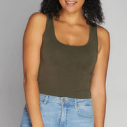 C'EST MOI BAMBOO SHORT TANK*