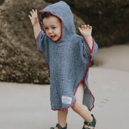 TOFINO THE PEBBLE | Kid's Muslin Poncho