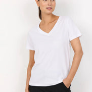 SOYA CONCEPT DERBY ORGANIC COTTON V NECK TEE