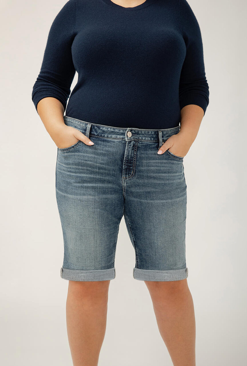 SILVER ELYSE BERMUDA SHORT