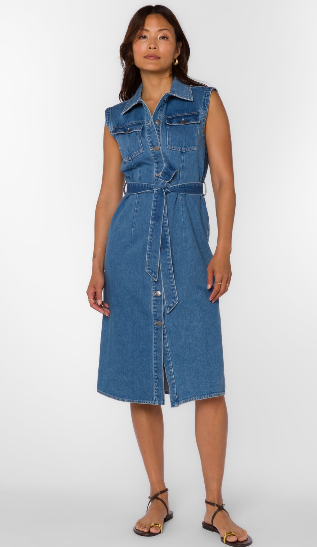 VELVET HEART KARSYN DENIM DRESS