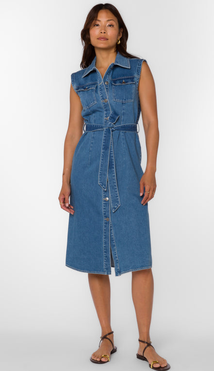VELVET HEART KARSYN DENIM DRESS
