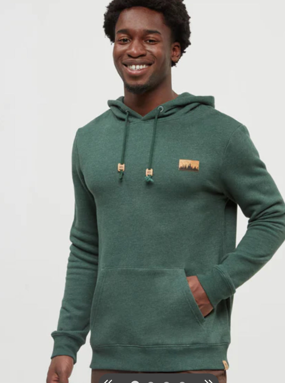 TENTREE M Juniper Cork Patch Hoodie