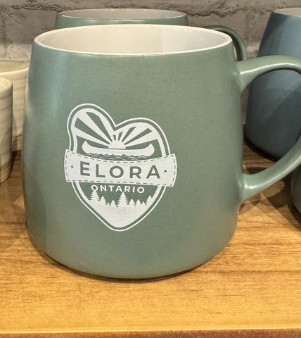 A&F 18oz CERAMIC SQUAT BARREL MUG-ELORA QUARRY