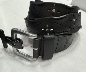 SILVER WOMEN’S 38MM STUDDED BELT