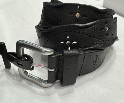 SILVER WOMEN’S 38MM STUDDED BELT