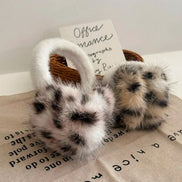 BYREN | ÉLINE L'ATELIER Leopard faux fur earmuffs CC07