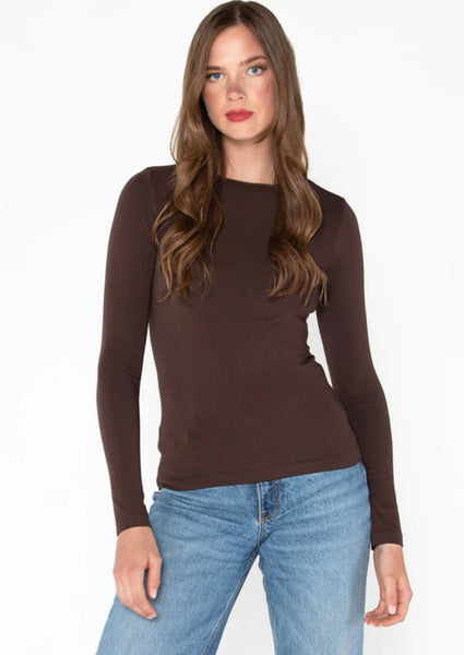C'EST MOI BAMBOO LS CREW NECK