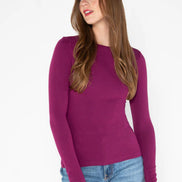 C'EST MOI BAMBOO LS CREW NECK