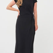 ESQUALO DRESS LONG WAIST DETAIL