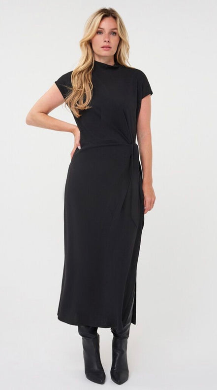 ESQUALO DRESS LONG WAIST DETAIL
