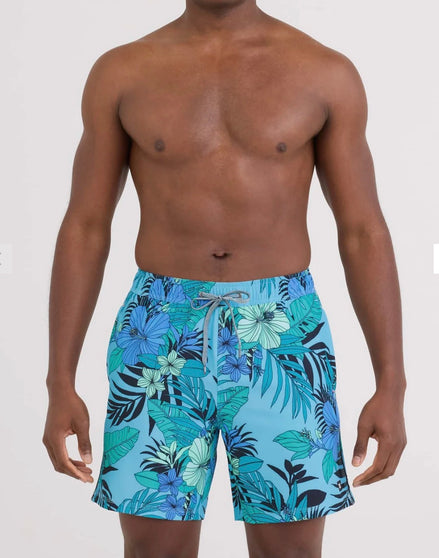 SAXX OH BUOY 2N1 VOLLEY BRIEF LINER 7” CLASSIC SWIM TRUNK