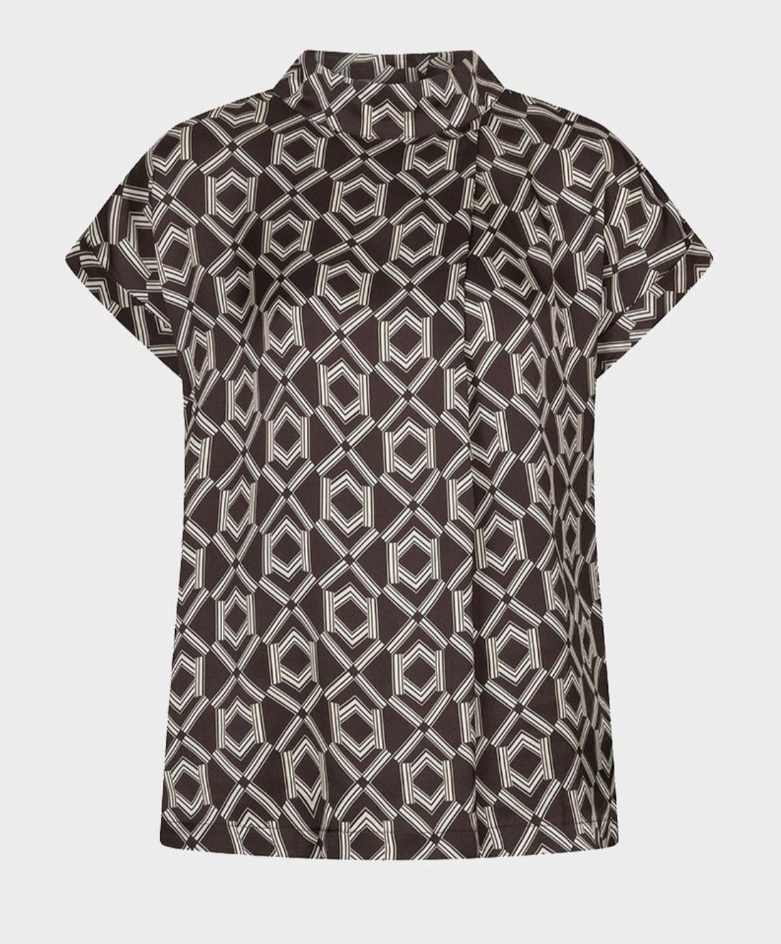 ESQUALO Blouse s/slve Warm Cacao