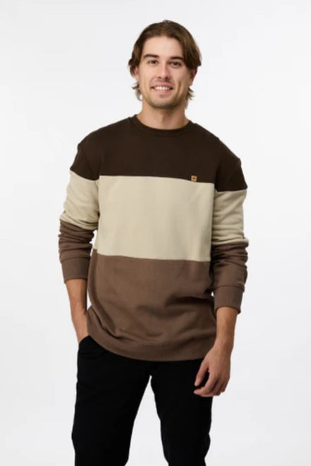 TENTREE TREEFLEECE BLOCKED CLASSIC CREW