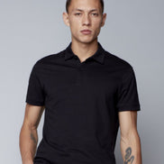 HEDGE POLO SHORT SLEEVE WAFFLE KNIT
