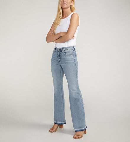 SILVER JEANS CO. MOST WANTED MID RISE FLARE JEANS