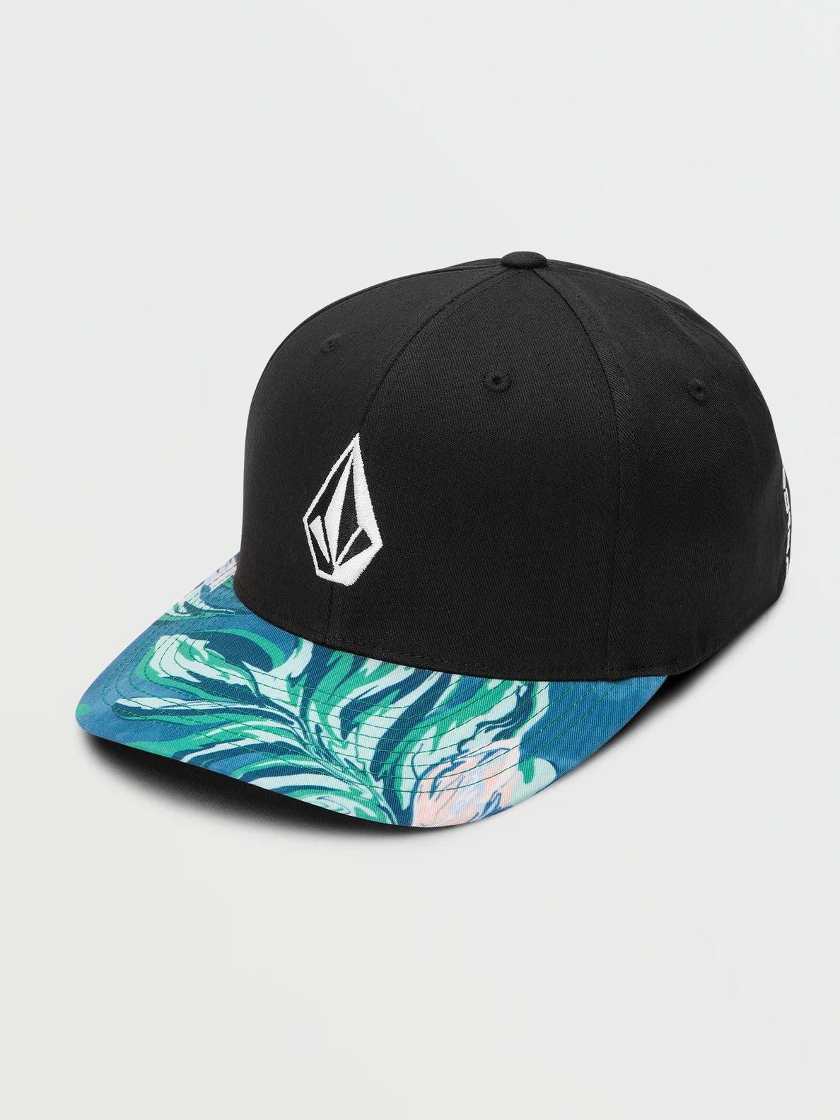 VOLCOM FULL STONE PRINT FLEXFIT HAT