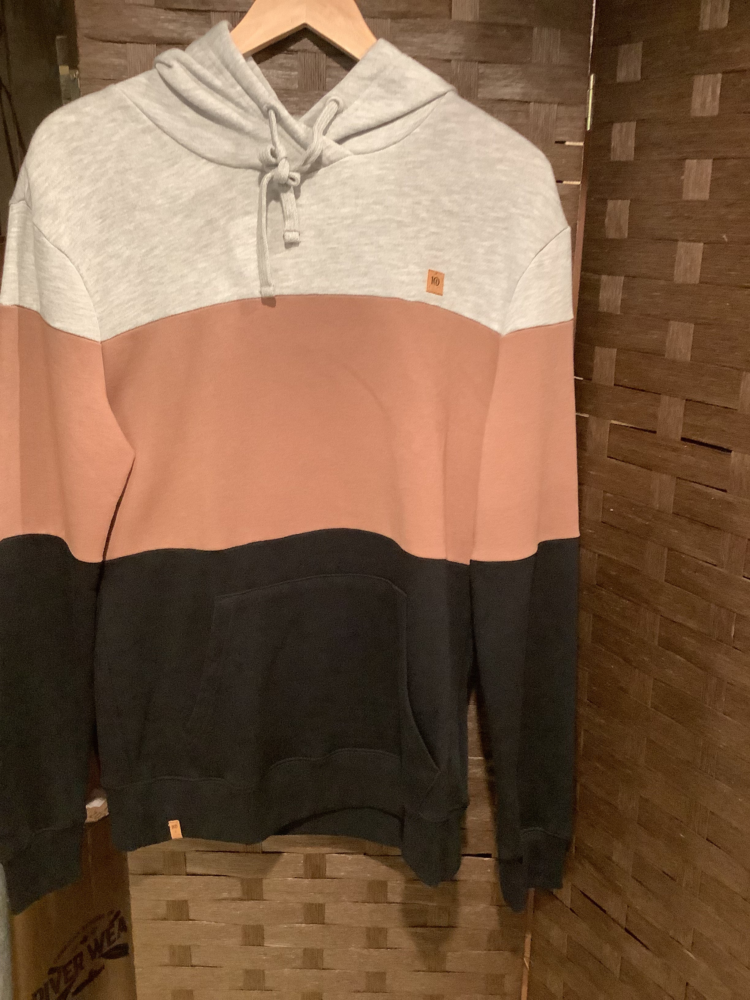 TENTREE TREEFLEECE BLOCKED REYNARD HOODIE