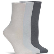 LEMON 3PK WOMENS RECYCLED PILLOW POLYTAM CREW SOCK