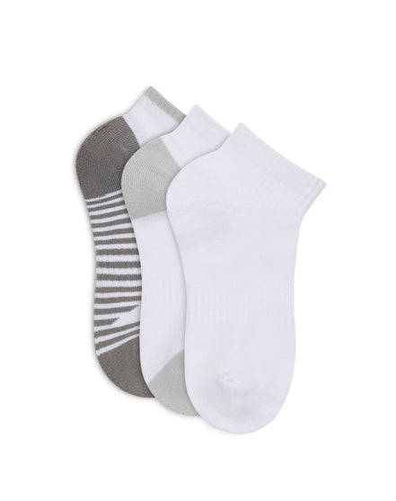 LEMON WOMENS FULL TERRY POWDER CUSHION QTR CREW SOCK
