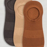 LEMON 3PK WOMENS NON TERRY AIR BRUSH LINER SOCK