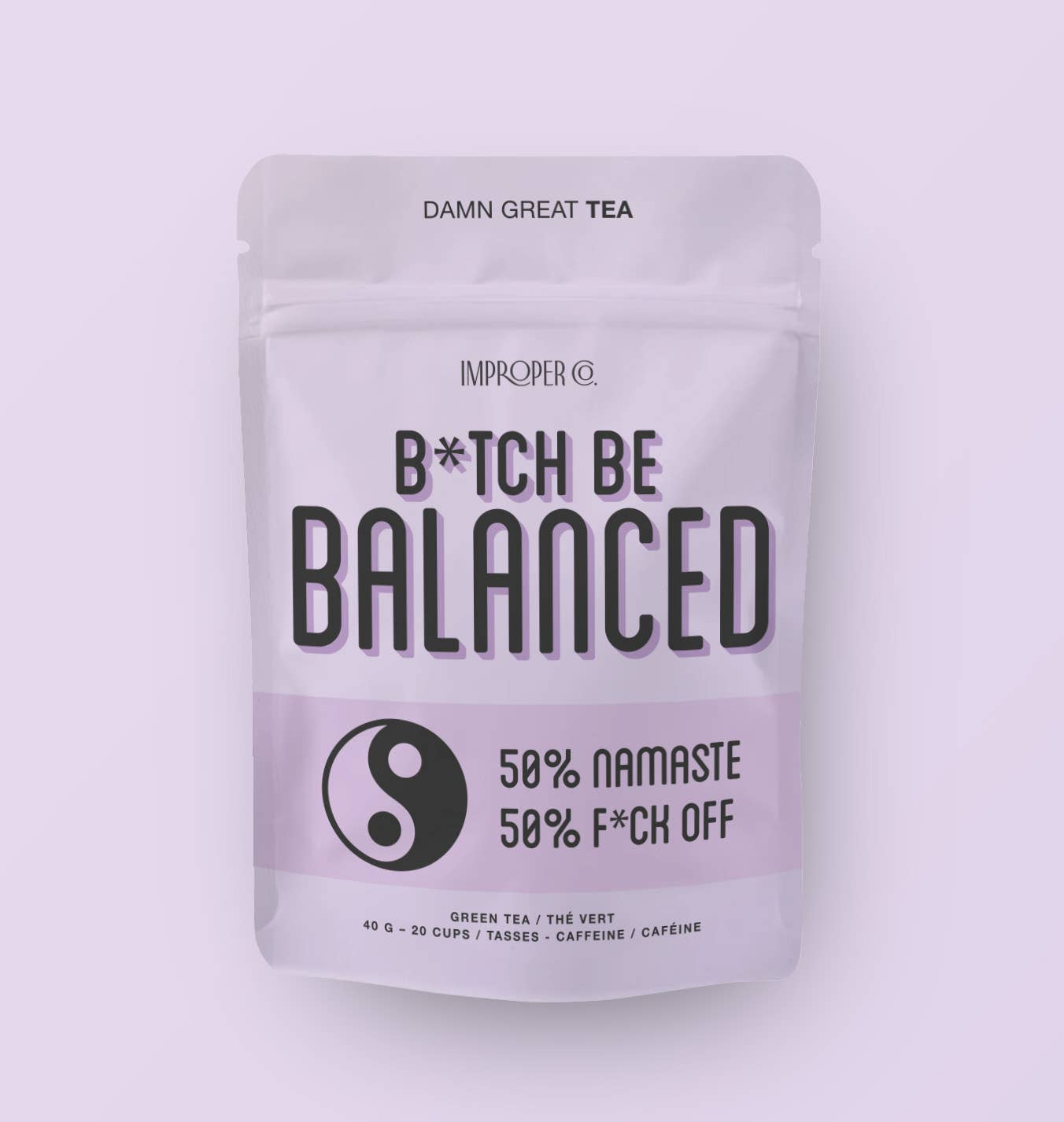 B*tch, Be Balanced Green tea, 20 Servings