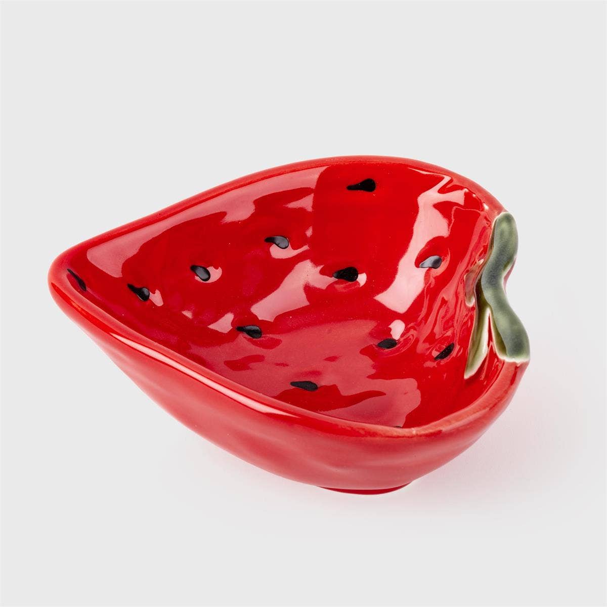 TRUU Strawberry Dish, Ceramic, 3.98x3.75x1.5