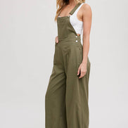 BLUIVY CARGO DRAWSTRING OVERALL JUMPSUIT