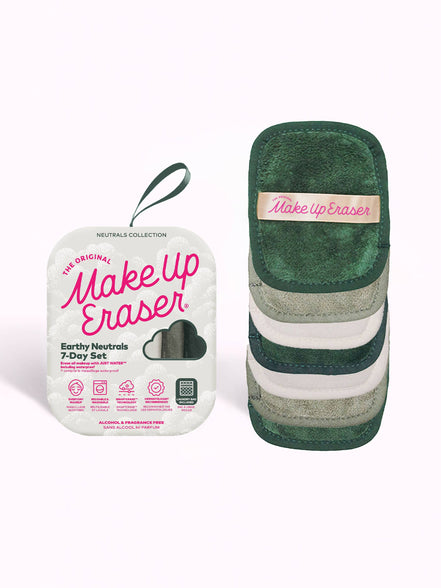 Earthy Greens 7-Day MakeUp Eraser Set | No Waste