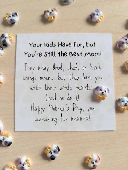 UPLIFTED Funny Mother's Day Card for Dog Mom or Cat Mom – Fur Mama
