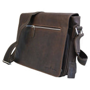 GREENWOOD LEATHER Leather Laptop Bag Berlin GW588