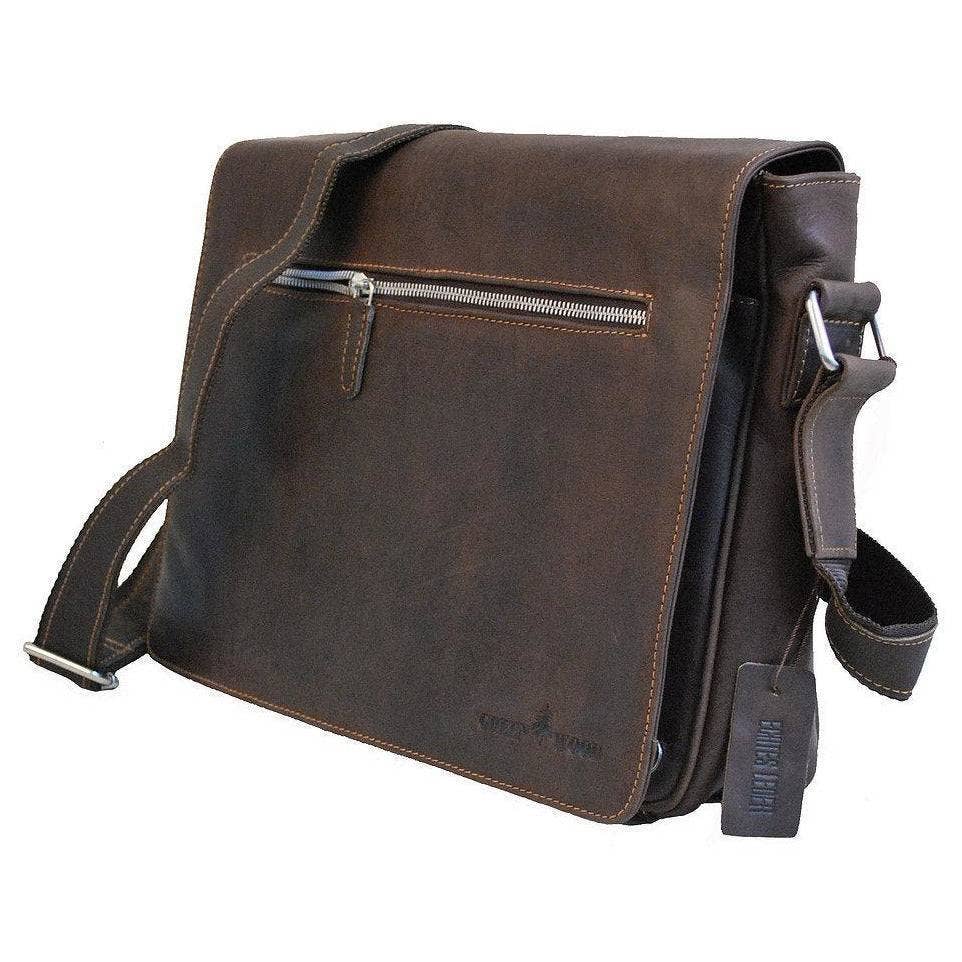 GREENWOOD LEATHER Leather Laptop Bag Berlin GW588