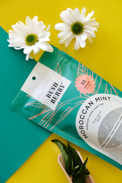BLUSH BERRY Organic Moroccan Mint Loose Leaf Tea