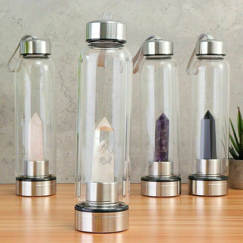 Crystolver Crystal Water Bottle (6 Colours)