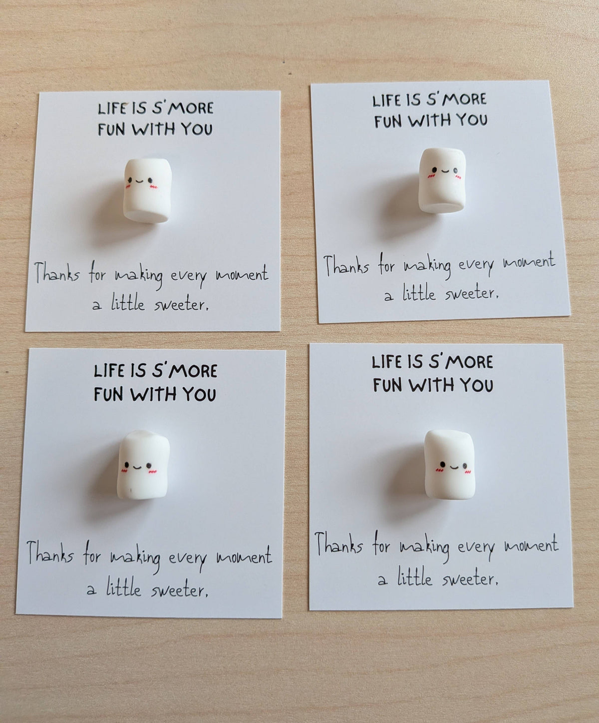 UNLIFTED INK S’more Fun With You Mini Friendship Card + Marshmallow