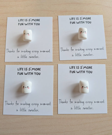 UNLIFTED INK S’more Fun With You Mini Friendship Card + Marshmallow