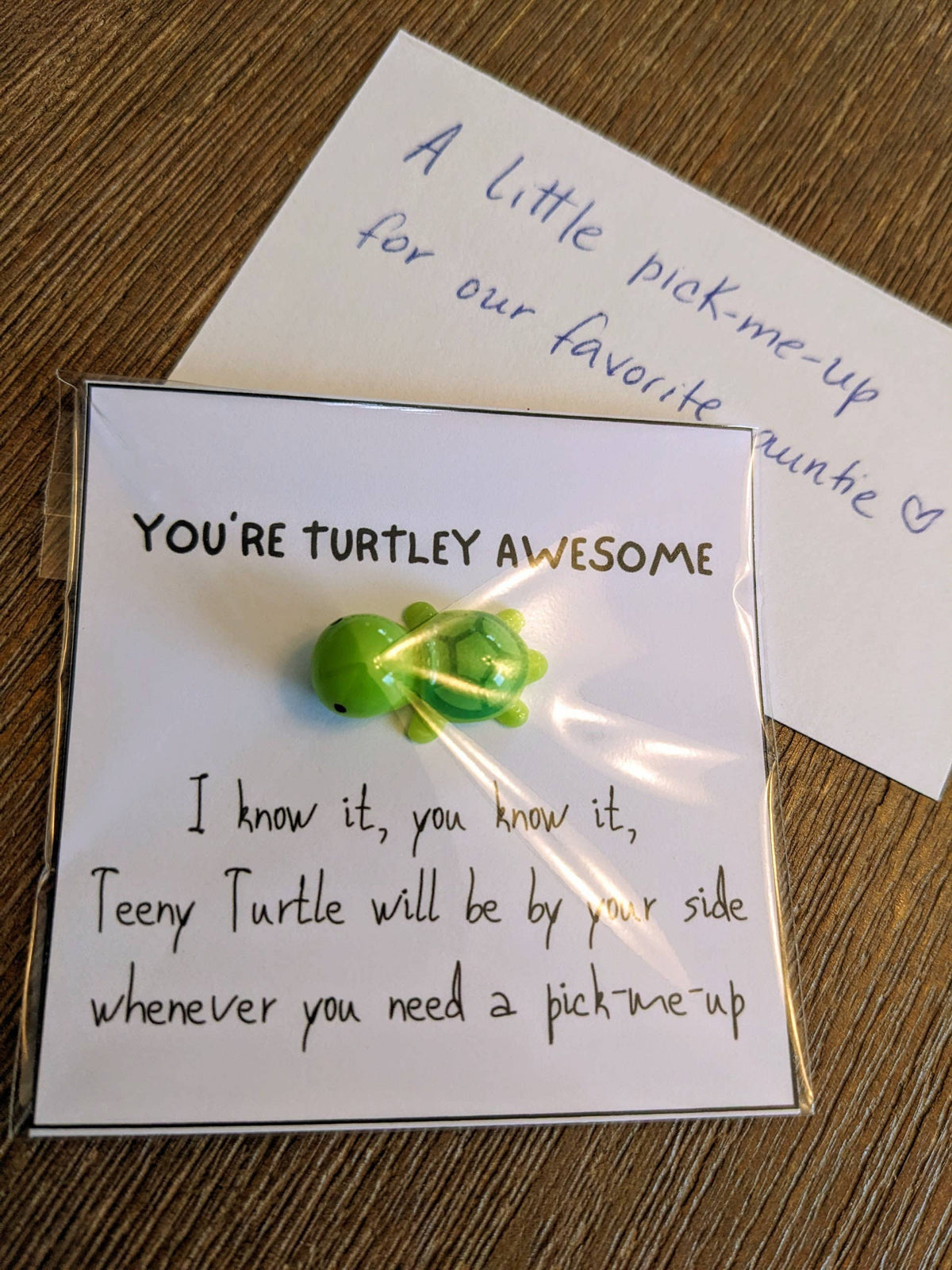 UNLIFTED INK Turtley Awesome Cheer-Up Card with Positivity Message