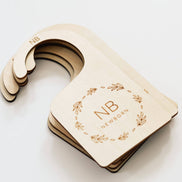 FEPHAS Wooden Baby Nursery Closet Dividers- Floral