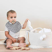 FEPHAS Rope Diaper Caddy/ Beige