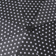 SELINI Compact Umbrella with White Polka Dots - Auto Open Umbrella