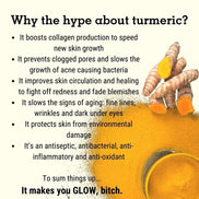 Badgerface Brightening Clay Face Mask. Turmeric Skincare. Anti-Aging
