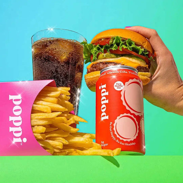 POPPI Sparkling Prebiotic Classic Cola Soda