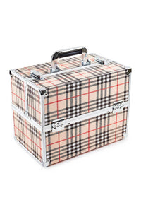 Romantic Beauty CCB-205 Makeup Tool Box Check Print - 1pc